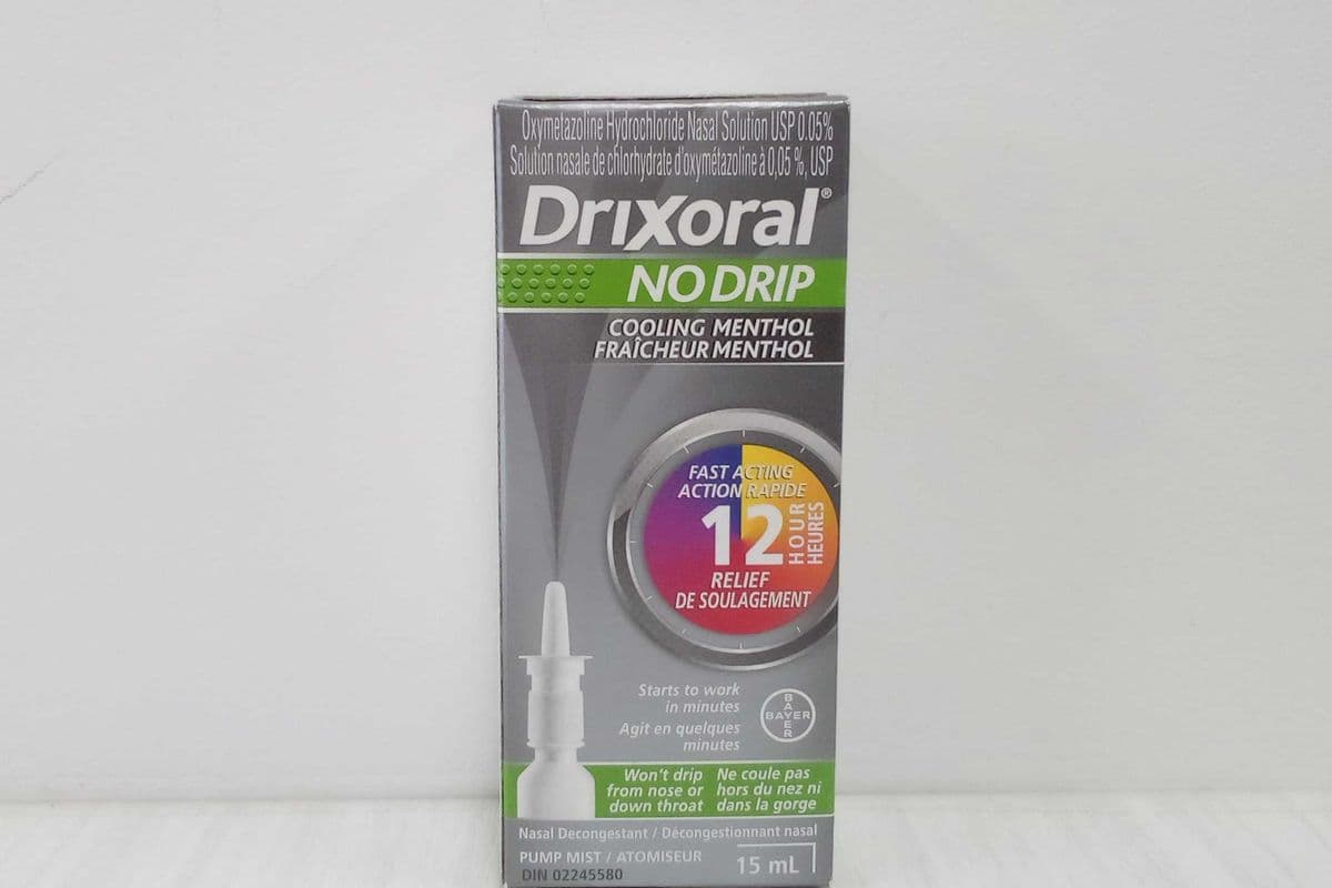 Drixoral Nasal Decongestant Spray - Cooling Menthol (15ml)