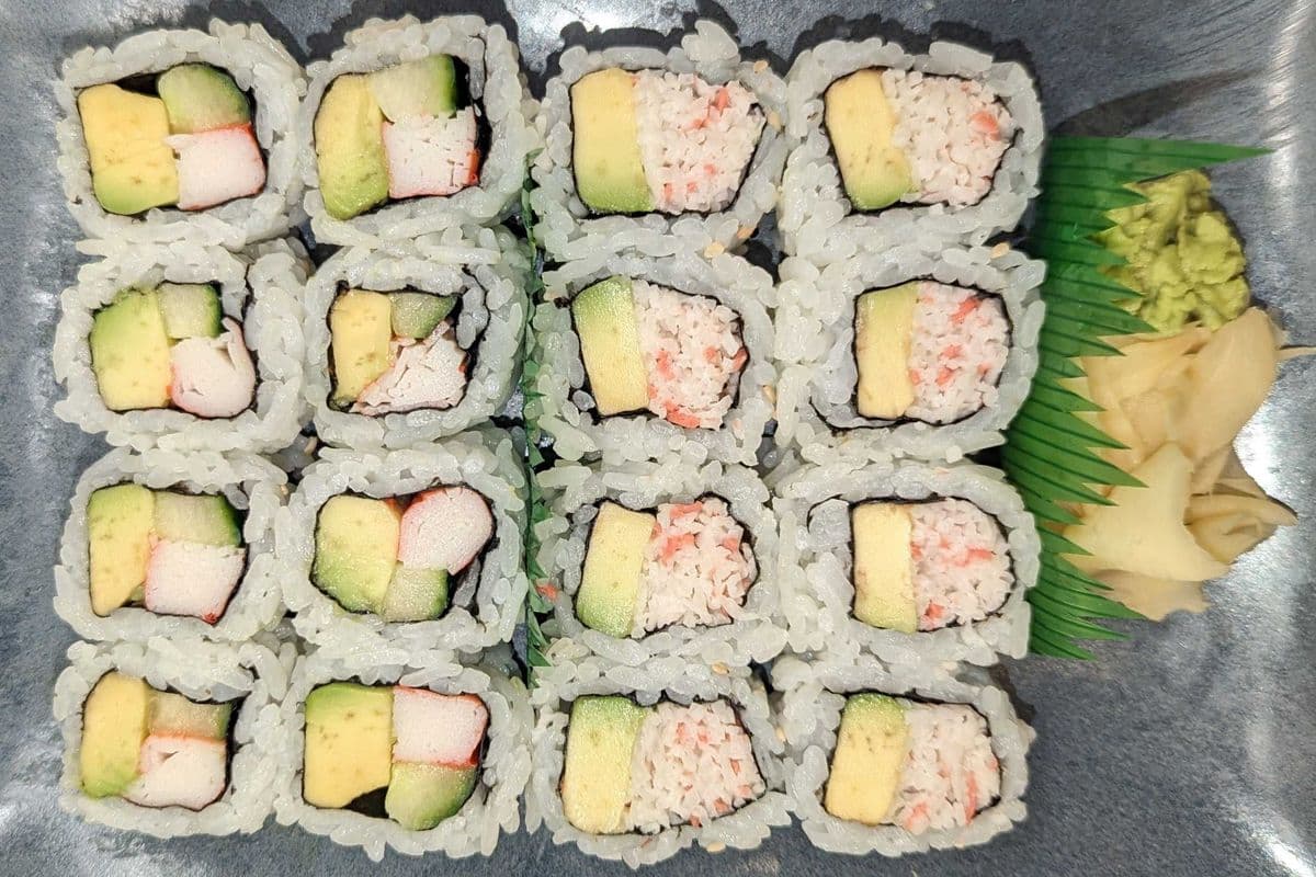 California & Crab Salad Rolls