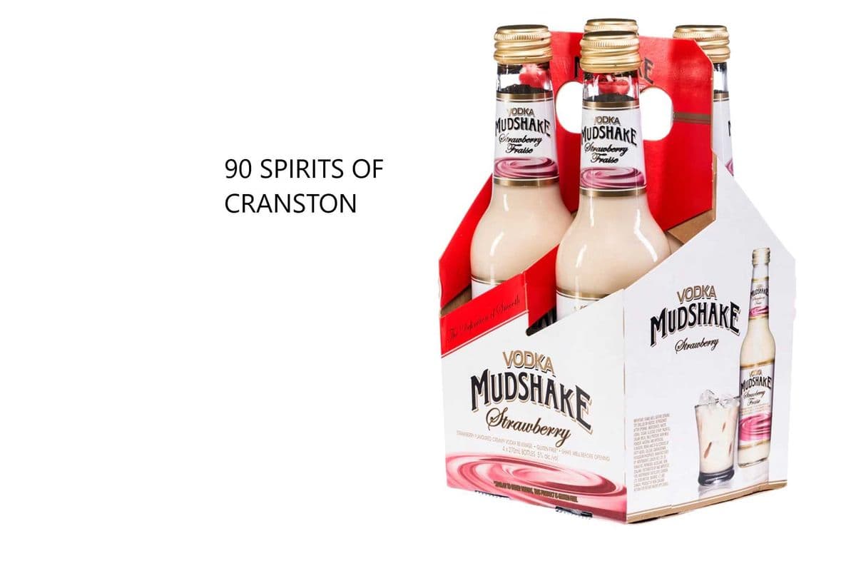 MUDSHAKE STRAWBERRY VODKA 4 BOTTLES (1 x 4x270ML)