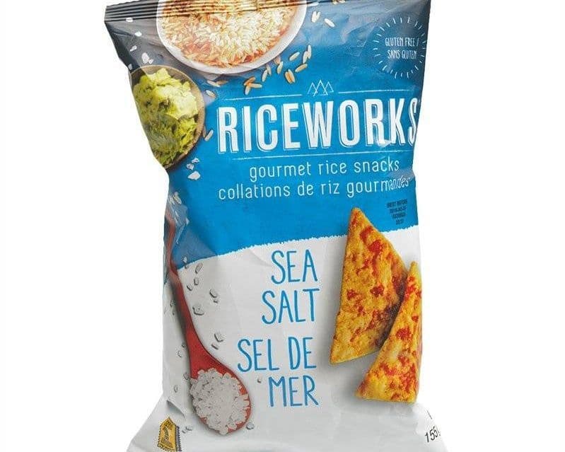 RICEWORKS RICE SNACK SEA SALT 155G