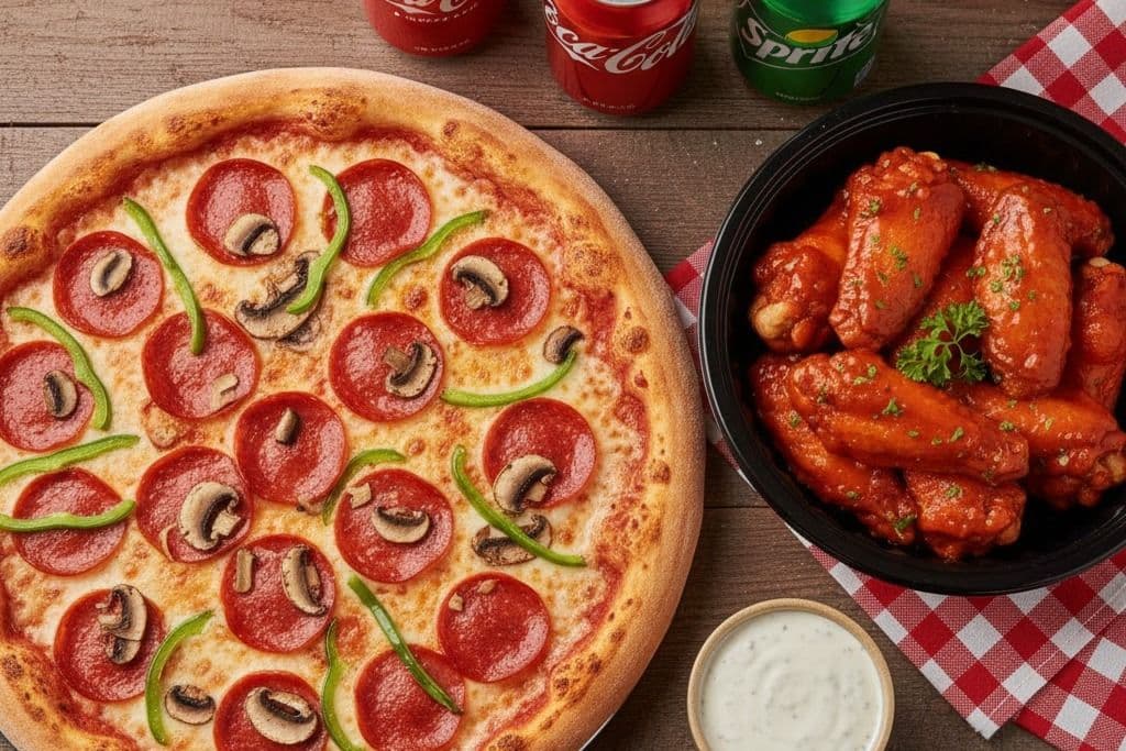 Pizza and Wings Combo