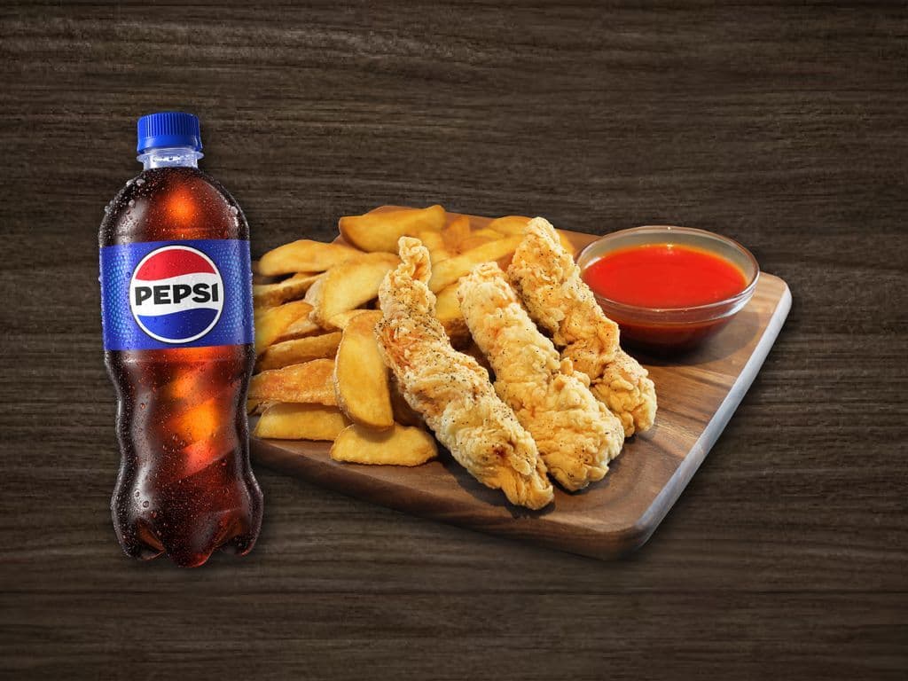 Chicken Fingers Combo - With A Drink