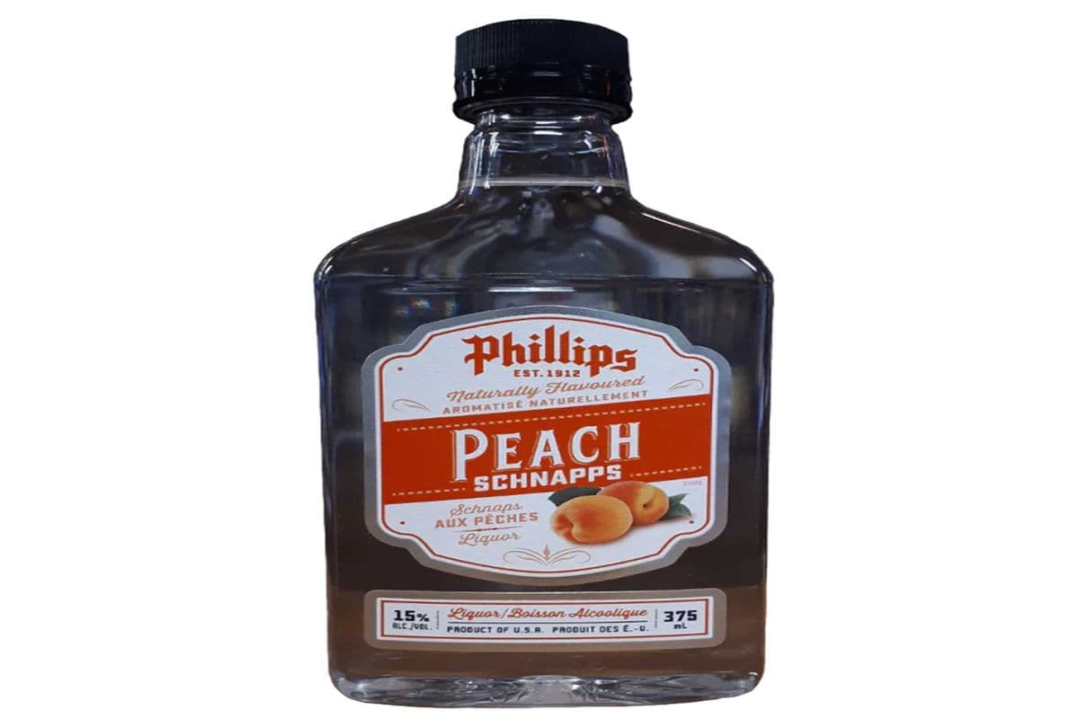 Phillips PEACH schnapps 375 ML (1 x 375ML)