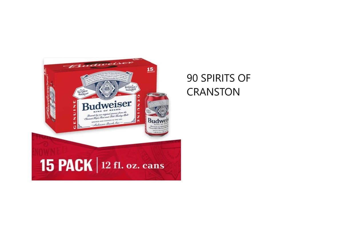 BUDWEISER 15 CANS (1 x 15PKC)