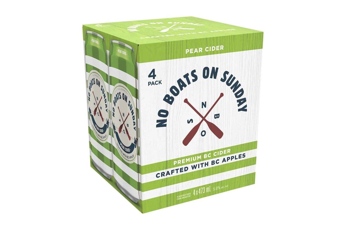 No Boats On Sunday Pear Cider (4 x 473ml)