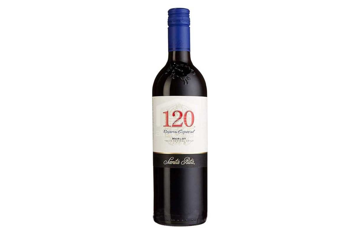 Santa Rita 120 Merlot-750ml (1 x 750ml)