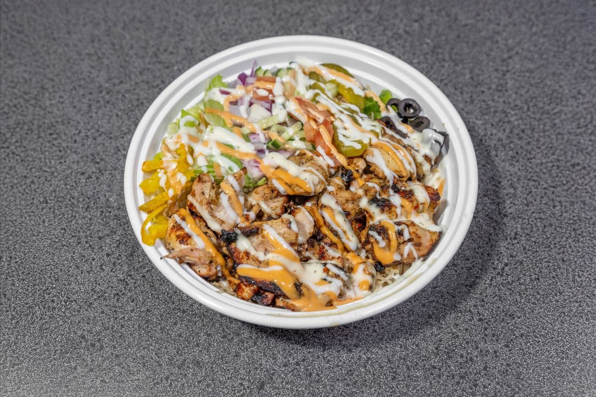 CHICKEN TIKKA RICE PLATTER