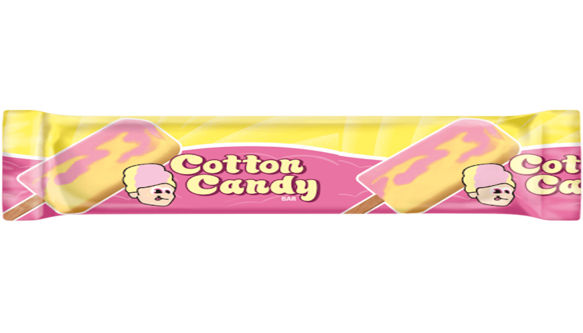 Blue Bunny Cotton Candy Pop Bar(89ml)