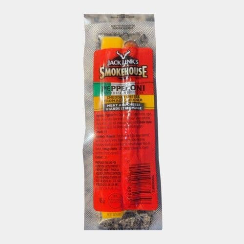 Jack Links Pepperoni et fromage fumé maison (45g) / Jack Links Smoke House Pepperoni & Cheese (45g)
