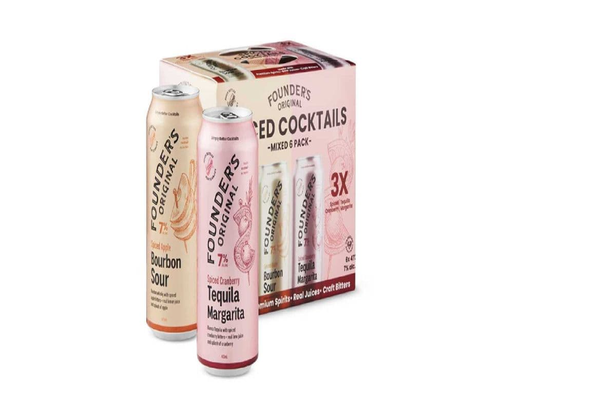 Founders Spiced Cocktail Mix (6 x 473 ml cans)
