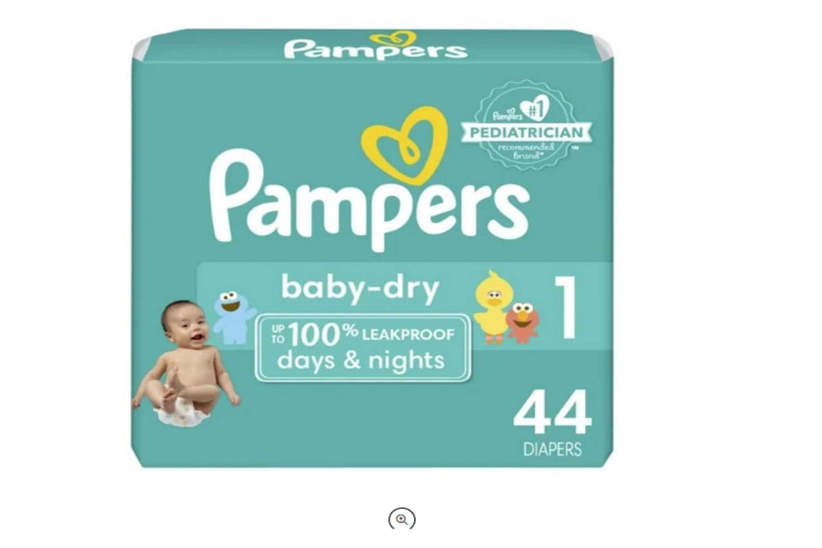 Pampers Baby Dry for 4-6 kg 44 Diapers (44 Diapers)