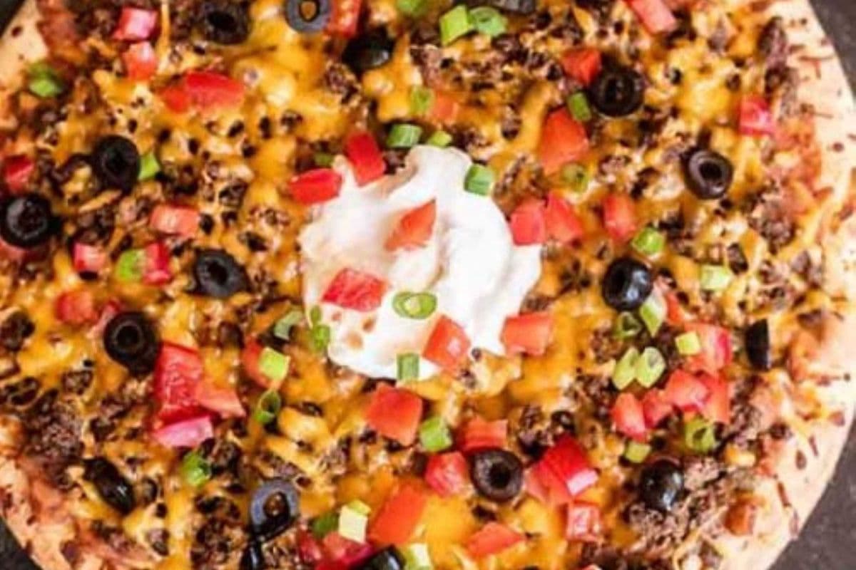 Taco Pizza(GROUND BEEF)