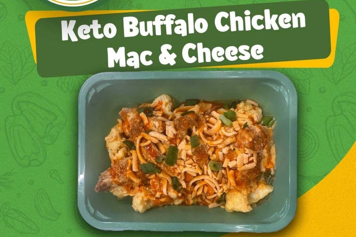 Keto Buffalo Chicken Mac & Cheese