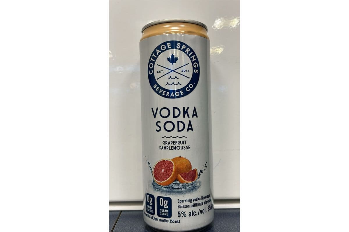 Cottage Spring Vodka Grapefruit (1 x 355 ml)