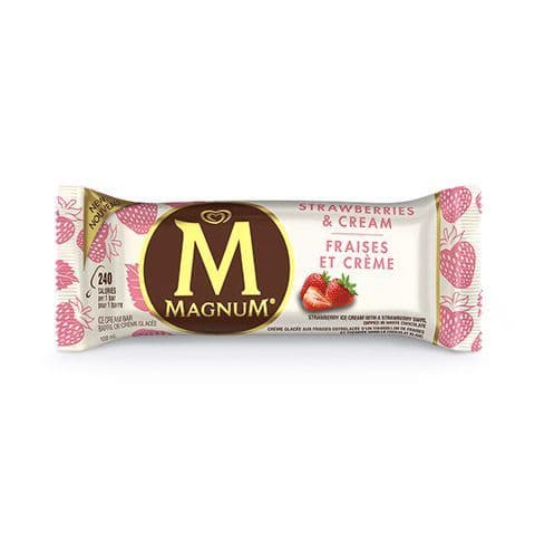 Magnum Strawberries and Cream Ice Cream Bar