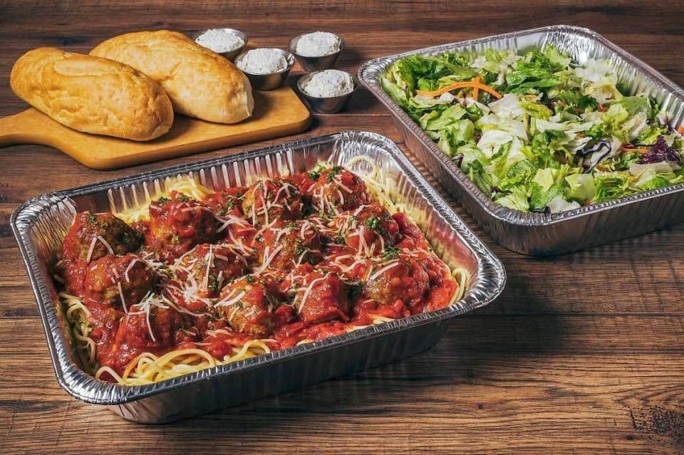 Family-Style Spaghetti with Meatballs