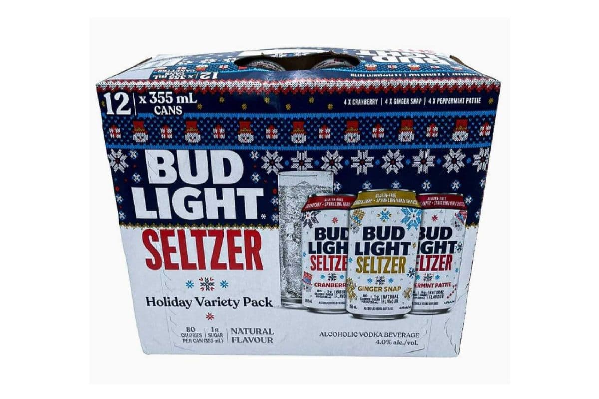 Bud Light Seltzer Holiday Variety Pack (12 x 355 ml)