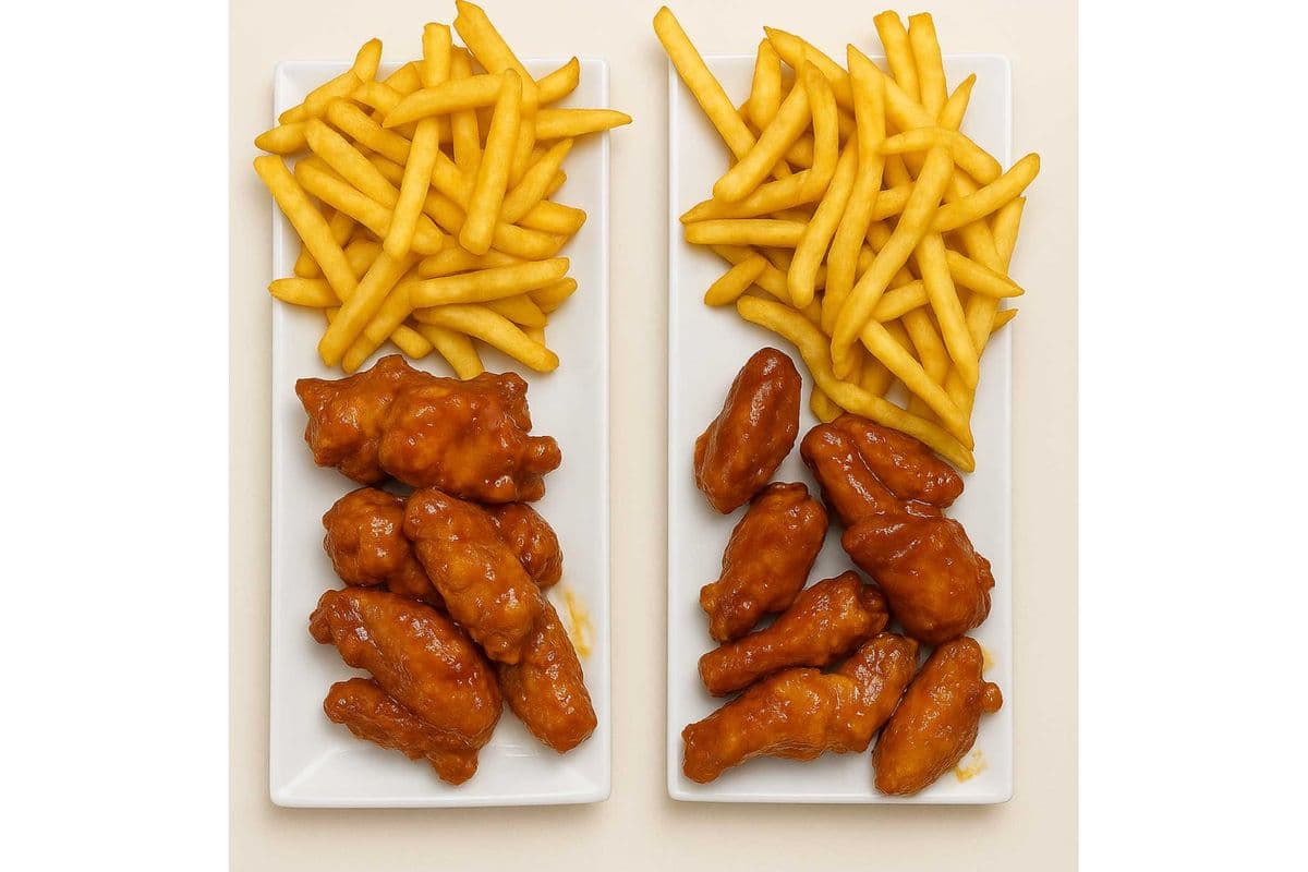 2 Pound Wings 2 Reg Fries