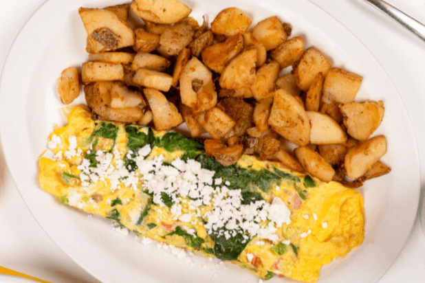 Spinach Omelette