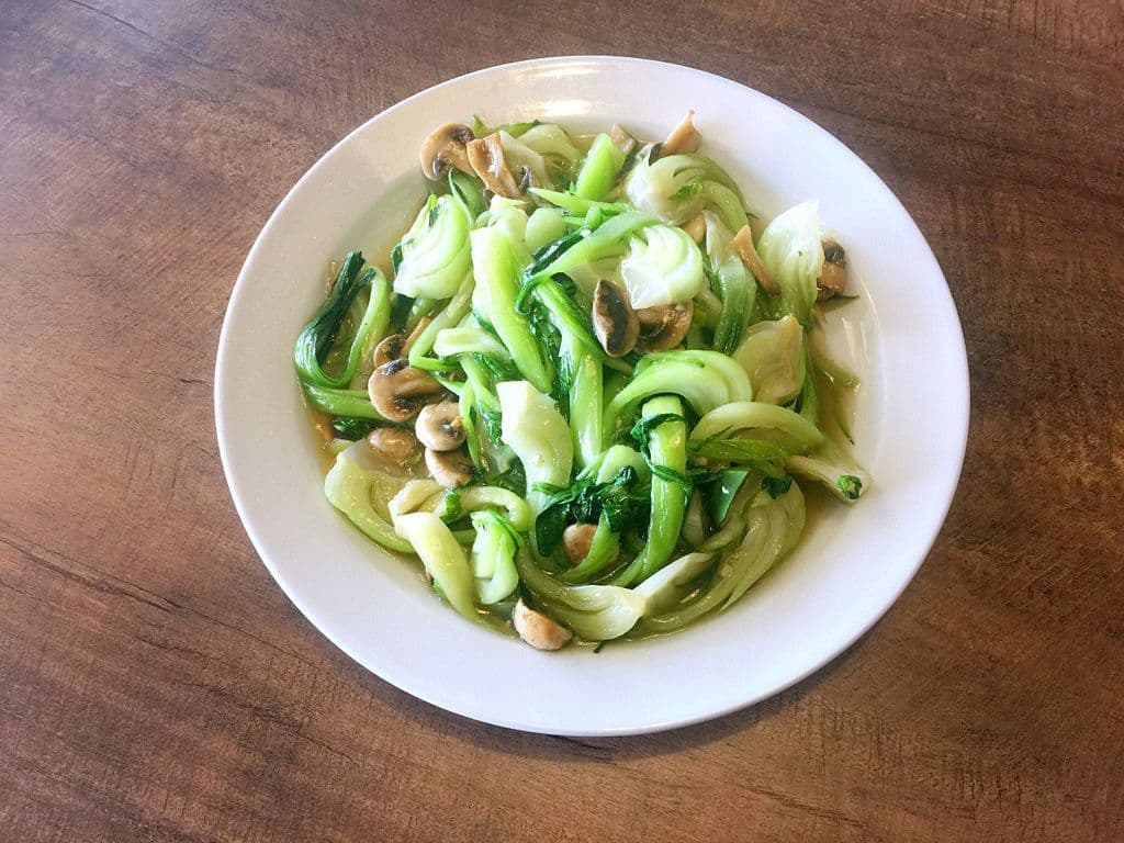 Garlic Muchrrom Baby Bok Choy蒜蓉上海青
