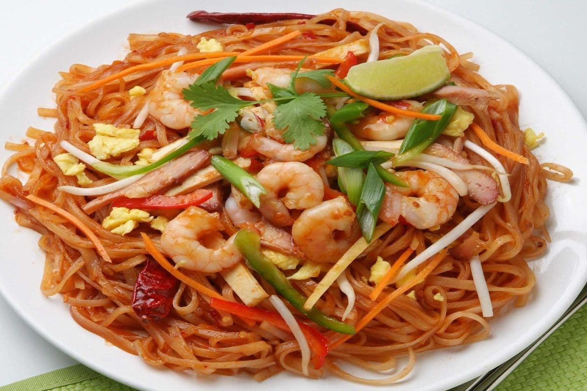 Pad Thai Noodle Shrimps