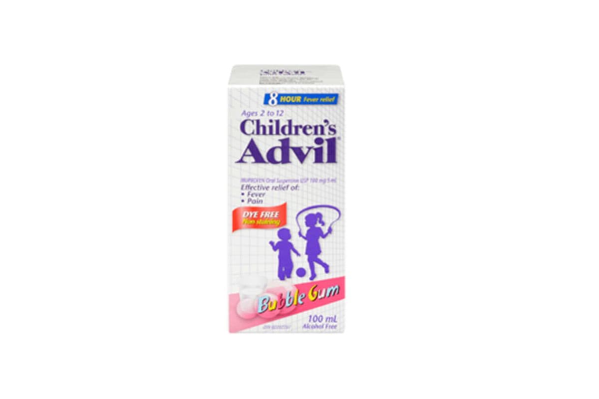 Children's Advil (Bubble Gum) 100ml (Ages 2-12 years)