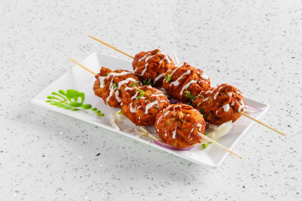 Vegetarian Tandoori Momos (8 pcs)