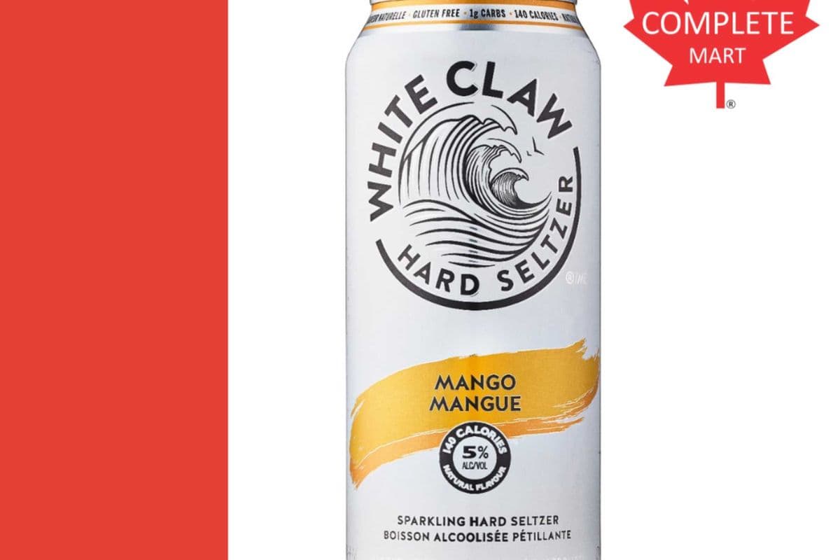 WHITE CLAW MANGO SELTZERS 473ML (1 x 473ML)