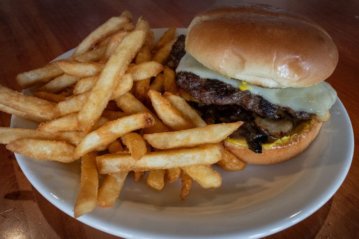 Mushroom Swiss Burger