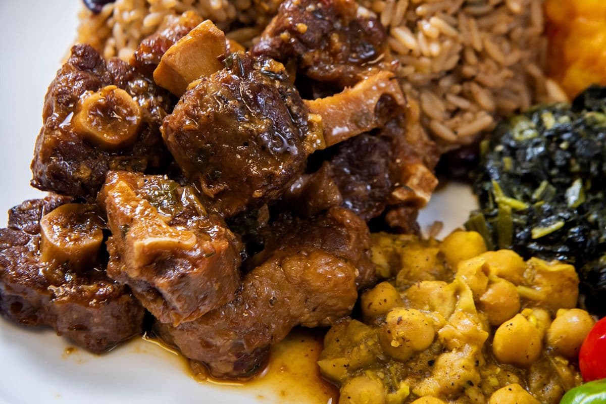 Stew Oxtail with Rice
