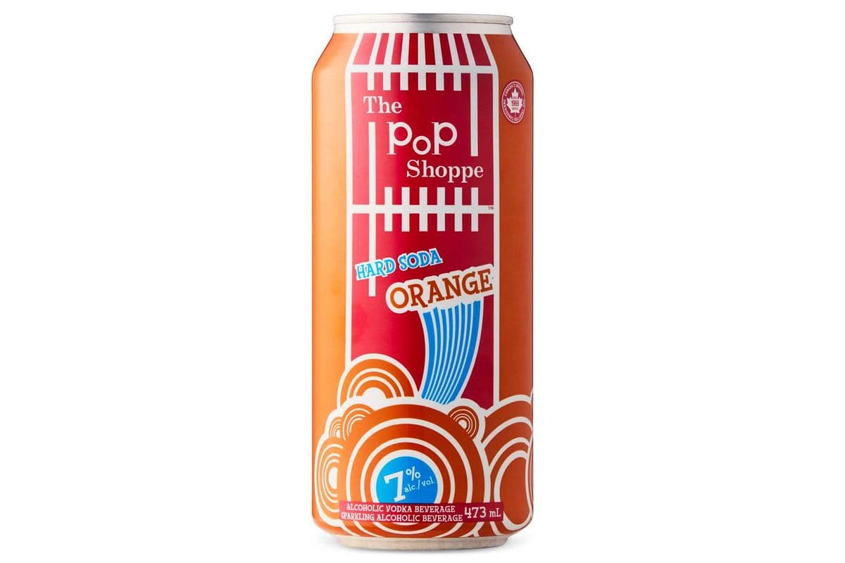 Pop Shoppe Orange Hard Soda (1 x 473ml)