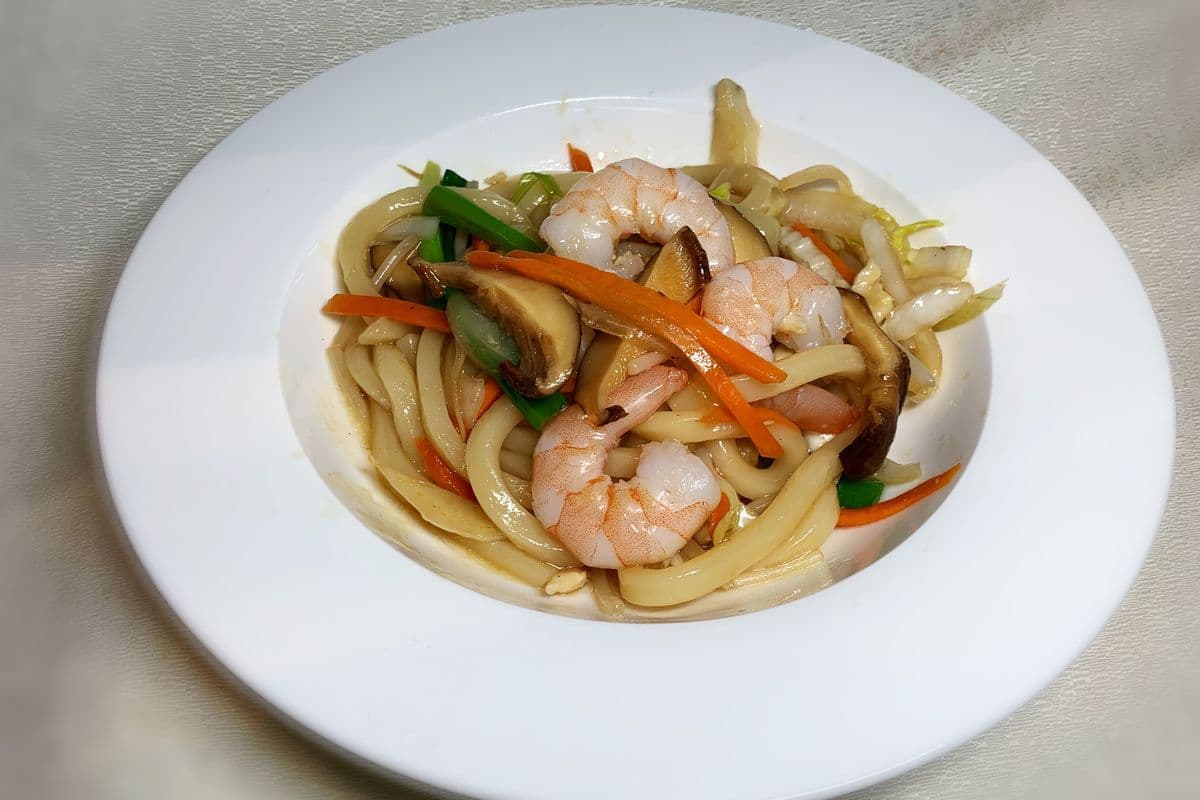 155. Shrimp Yaki Udon