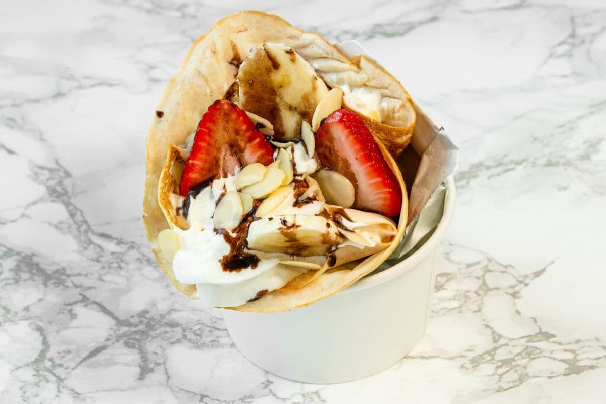 Banana and Strawberry