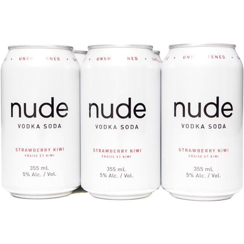 Nude Vodka Soda Strawberry Kiwi (6 x 355 ml Cans)