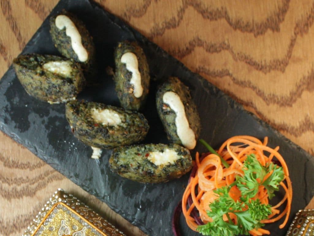 Haryali Palak Kebab (4pcs)