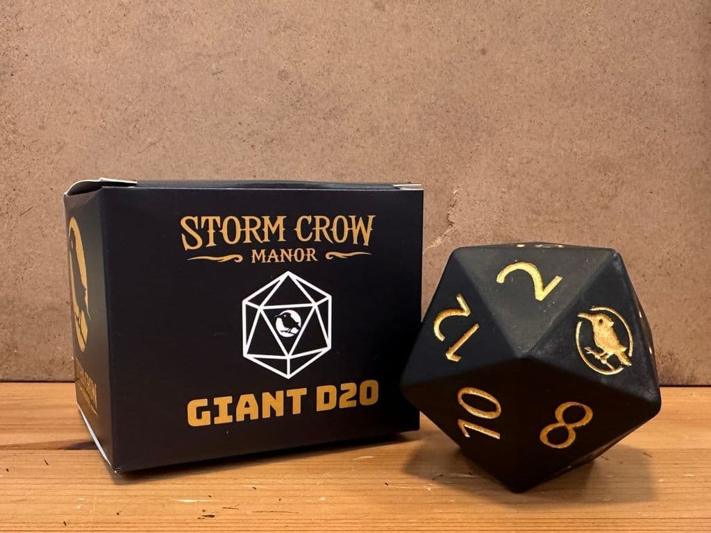 Black & Gold D20 Crow