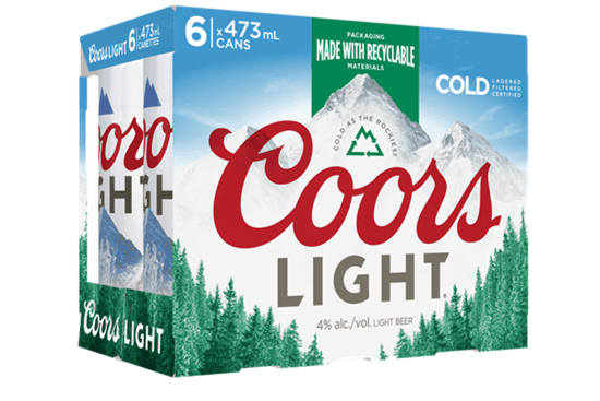 Coors Light 1007716 (6 x 473 ml)