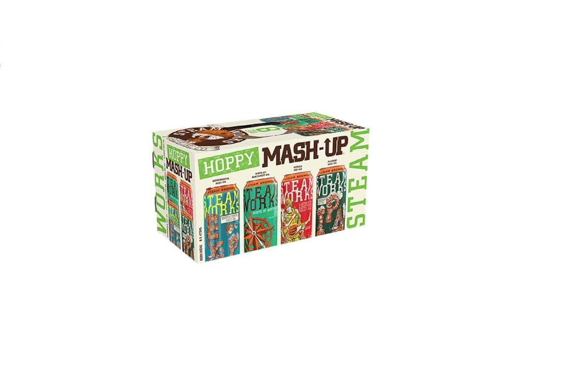 103740 - STEAMWORKS - HOPPY MASH-UP (8 x 473ML CANS )