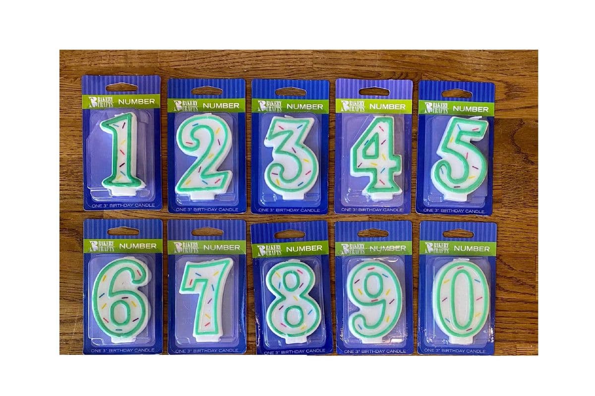 Big Number Candles