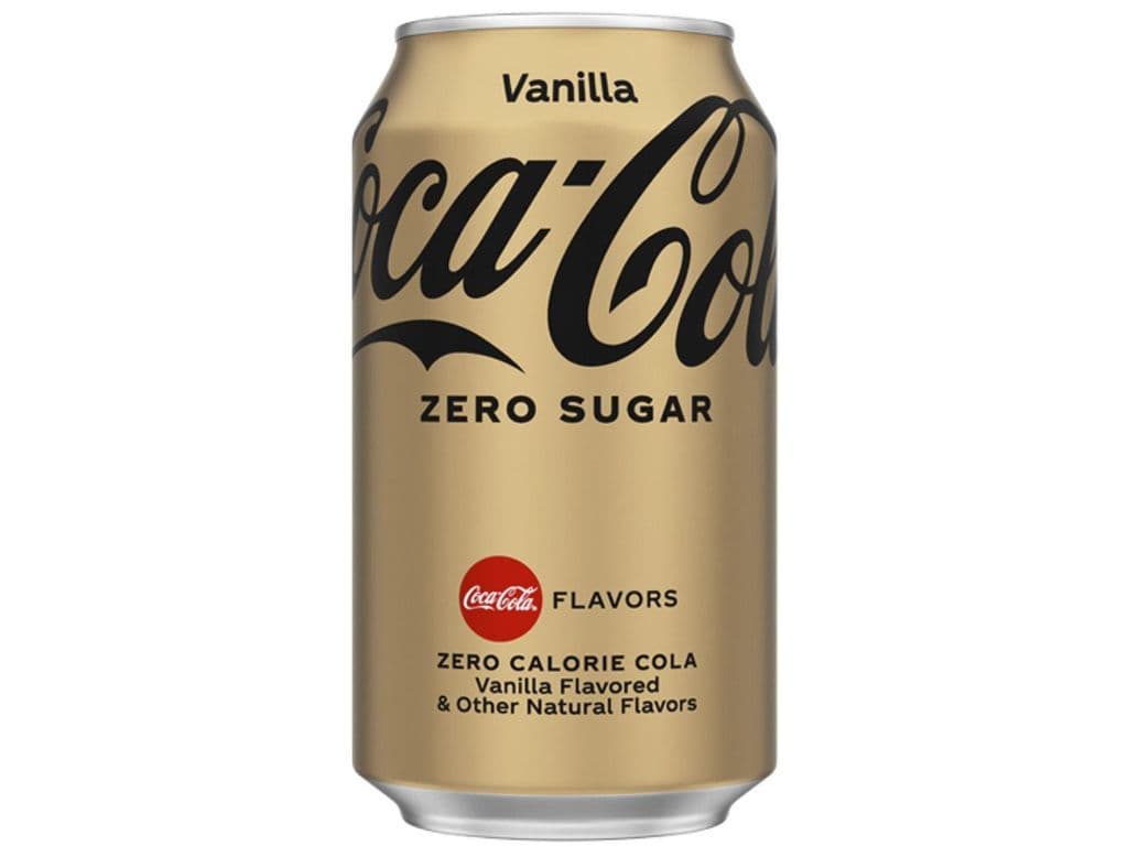 Coca Cola Vanilla Zero Sugar 355ml Soda Pop Can
