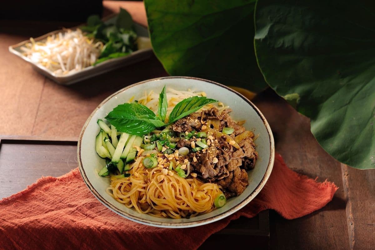7A. Dry Satay Beef Pho
