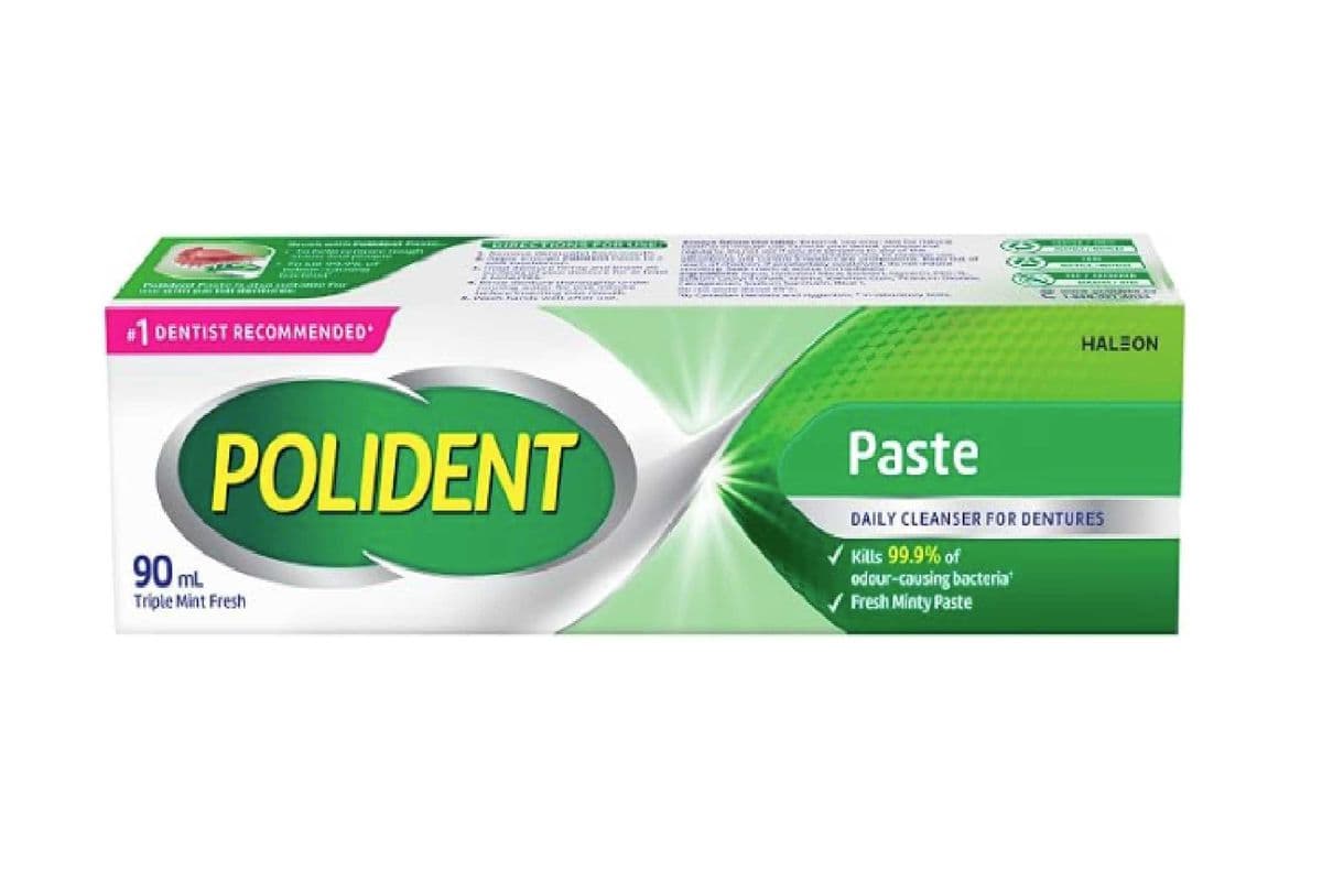 POLIDENT PASTE DAILY CLEANSER FOR DENTURES 90ML PACK (90 ML)