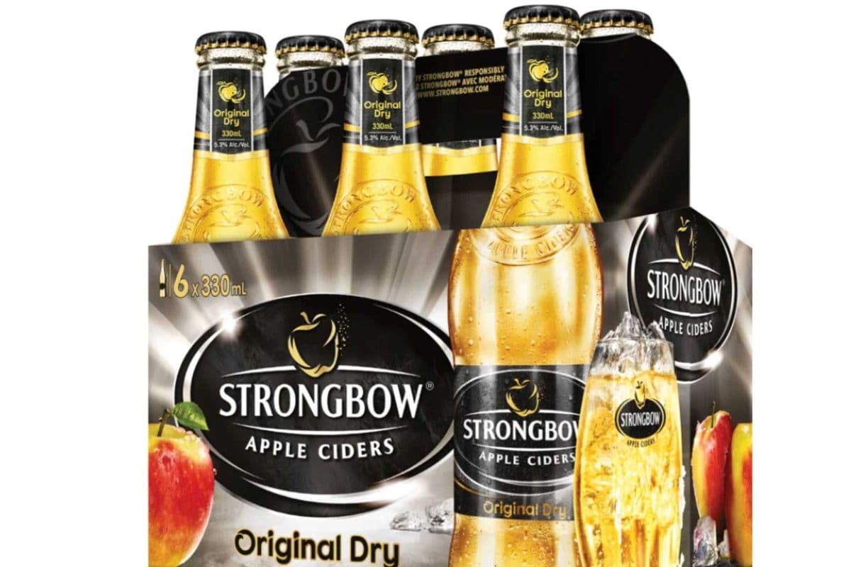 STRONGBOW CIDER 6PK BOT (6 x (5.3% ABV) (330ML Can))