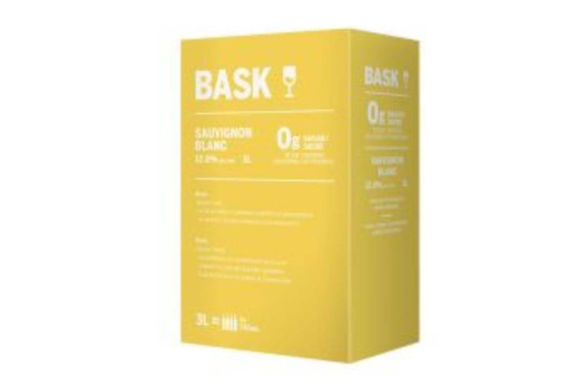 BASK Sauvignon Blanc BIB Box Wine 3L Low / No Sugar (1 x 3000ml)