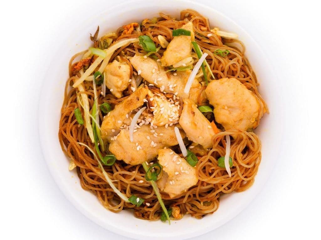 Stir-Fried Egg Noodle Bowl