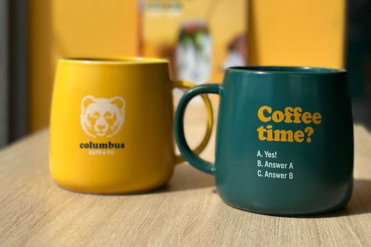 Yellow Coffee Time Mug