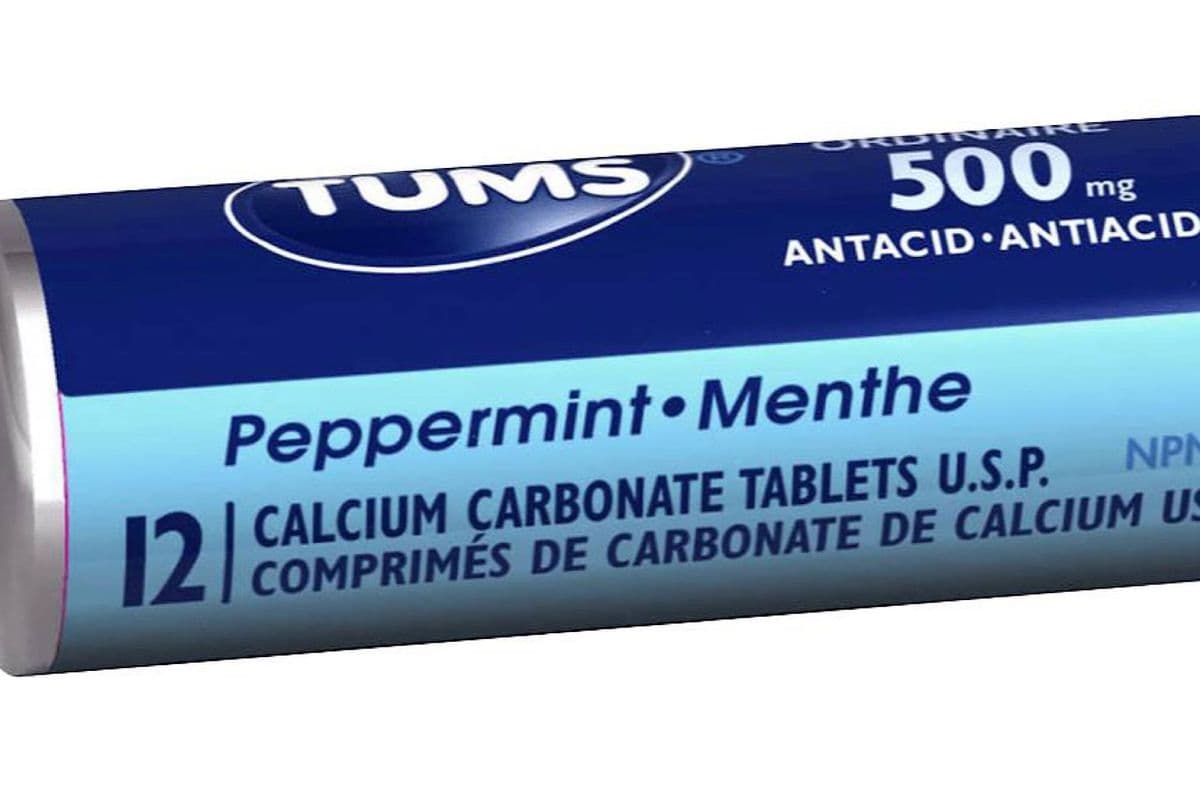 Tums Antiacide - Menthe / Peppermint (500 mg)