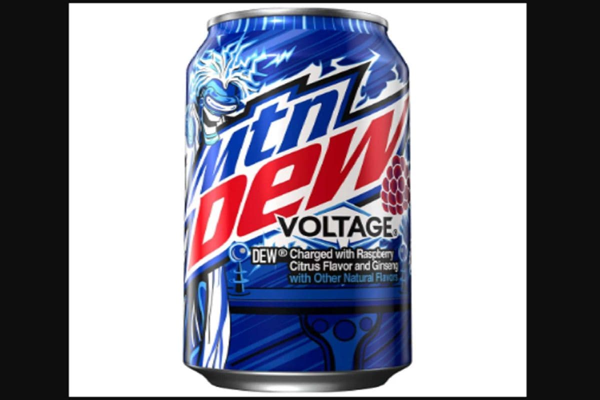Mountain Dew Voltage Berry & Citrus Soda Pop USA Product (355 ML)
