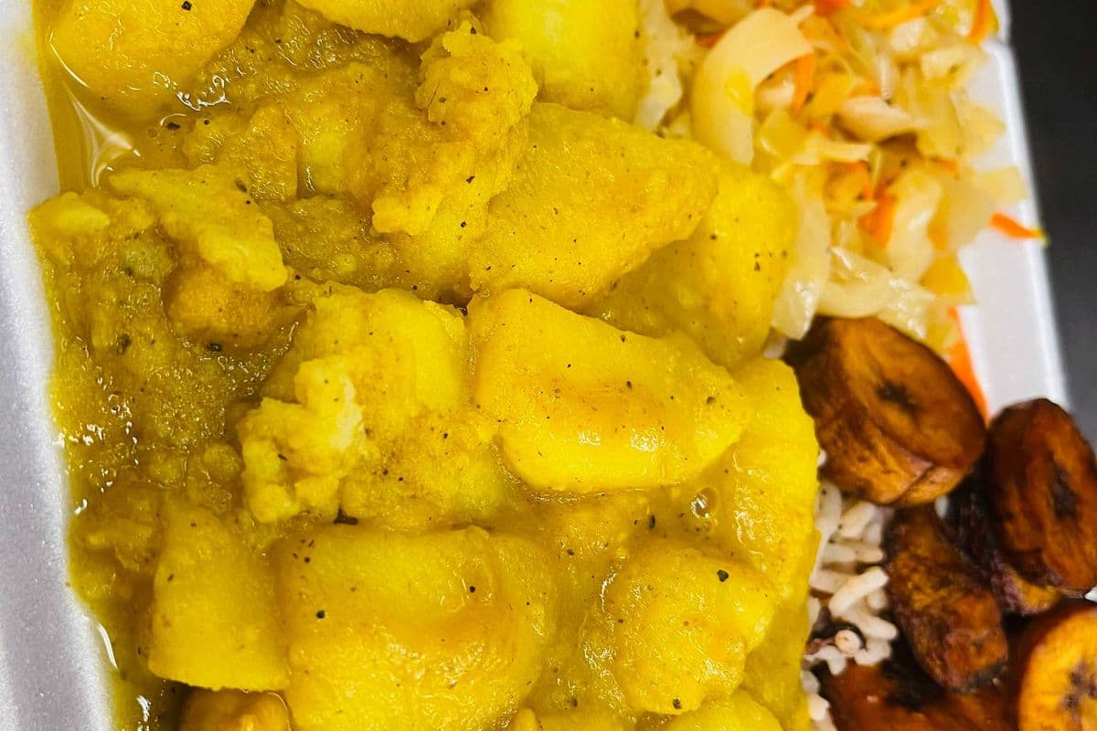 Curry Potatoes and Channa Meal - Vegetarian