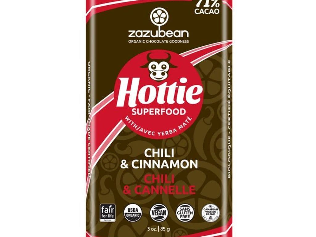 ZAZUBEAN HOTTIE CHOCOLATE BAR 85G